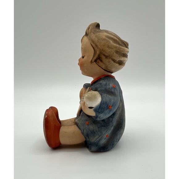 Goebel Hummel JOYFUL Girl Playing Banjo Figurine 3.75” TMK3 West Germany - Picture 5 of 6